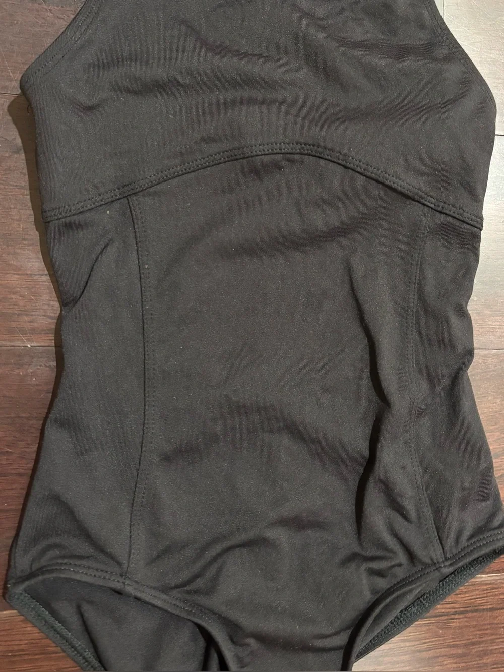 Girls Black Dance Leotards - Pair
